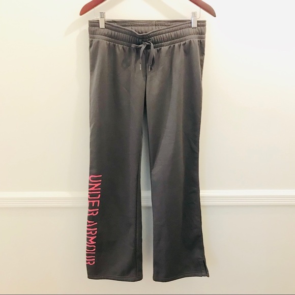 Under Armour Gray Pink Sweatpants small - Picture 1 of 6